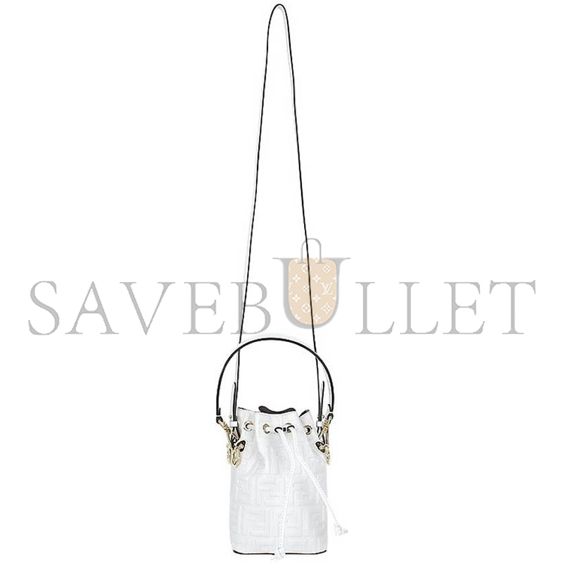 FENDI MINI MON TRESOR DRAWSTRING BUCKET BAG 8BSO10A3ZGFOK7E (18*12*10cm)